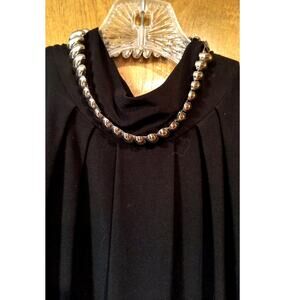 1158.  Napier Silver Collar Necklace
